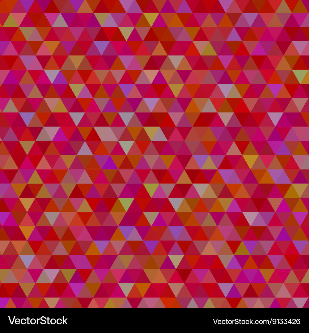Abstract red triangles background vector image