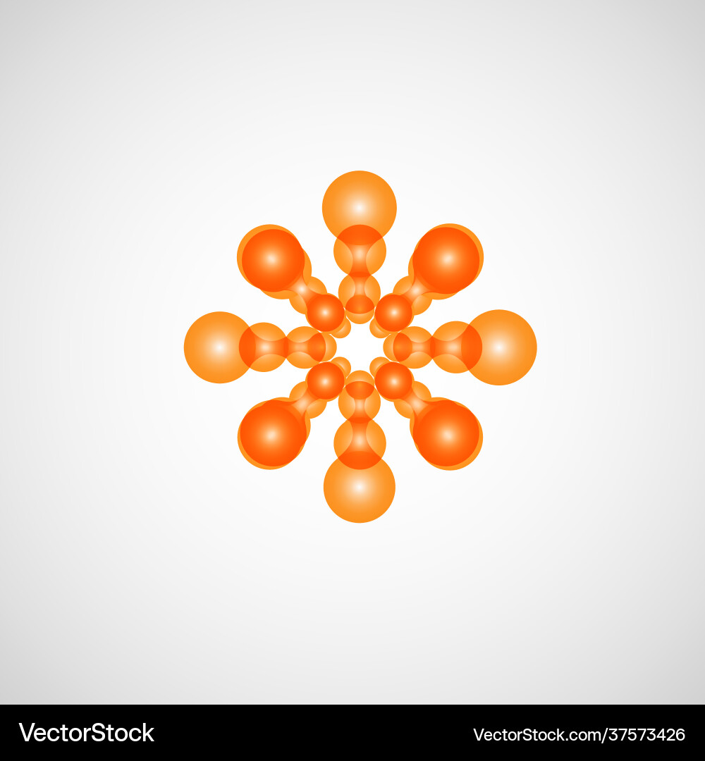 Circle abstract connect pattern design art Circle abstract connect pattern design art Vector Image