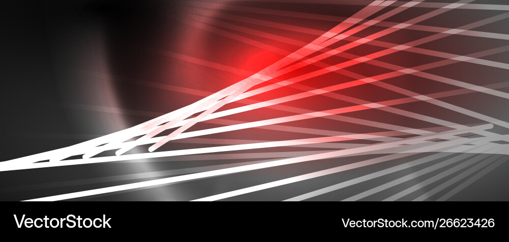 Color light with lines outer space background vector image