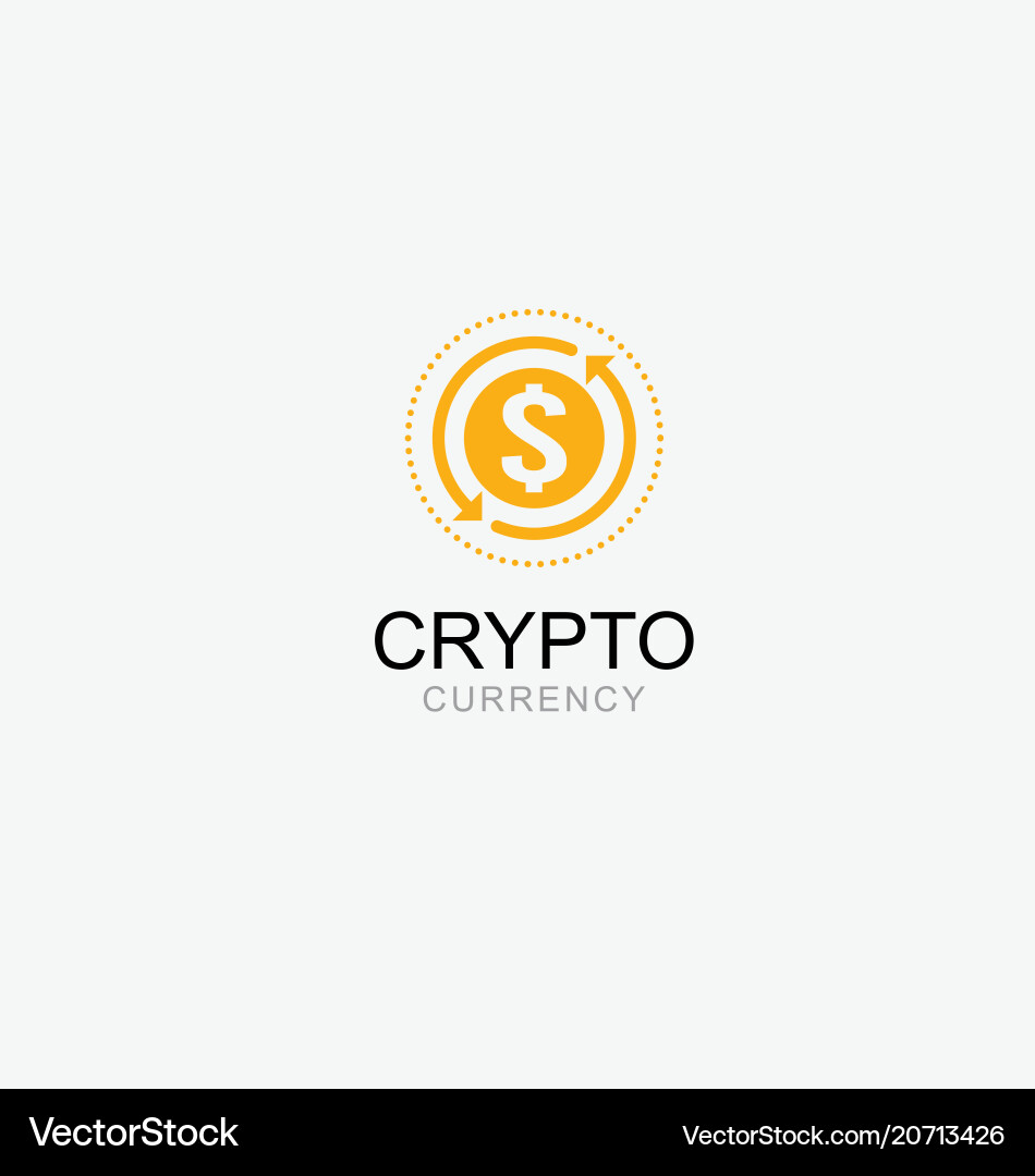Crypto Logo (20713426) – Royalty-Free Vector | VectorStock