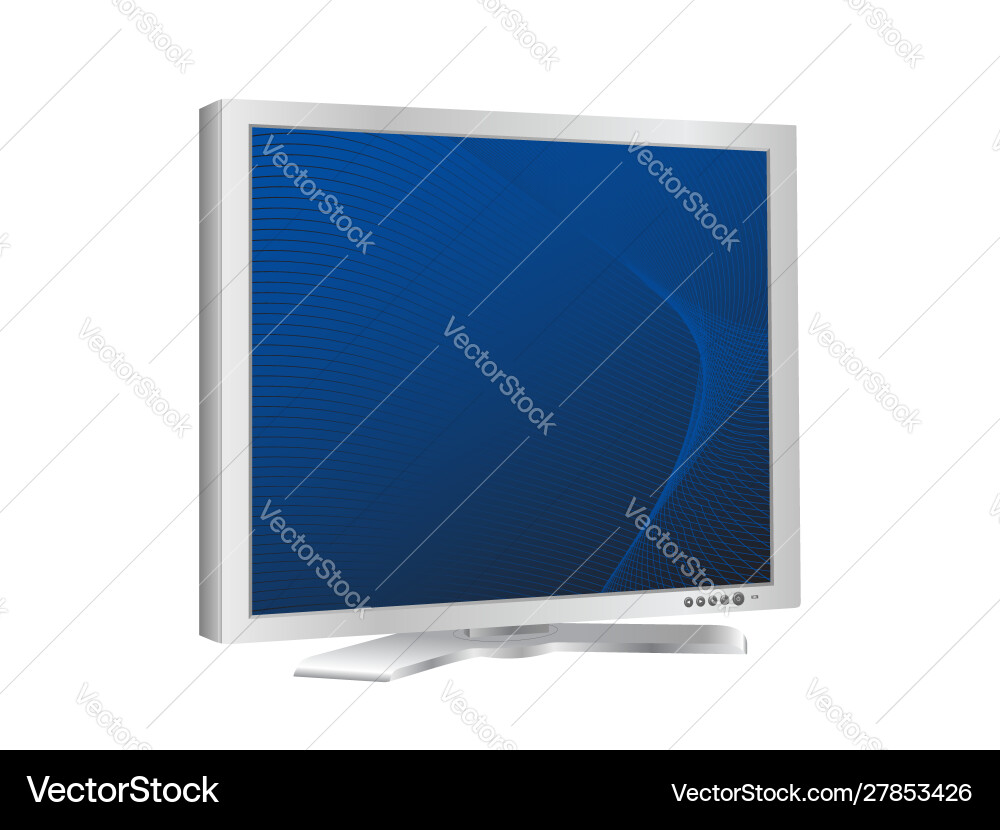 Lcd display 2 vector image