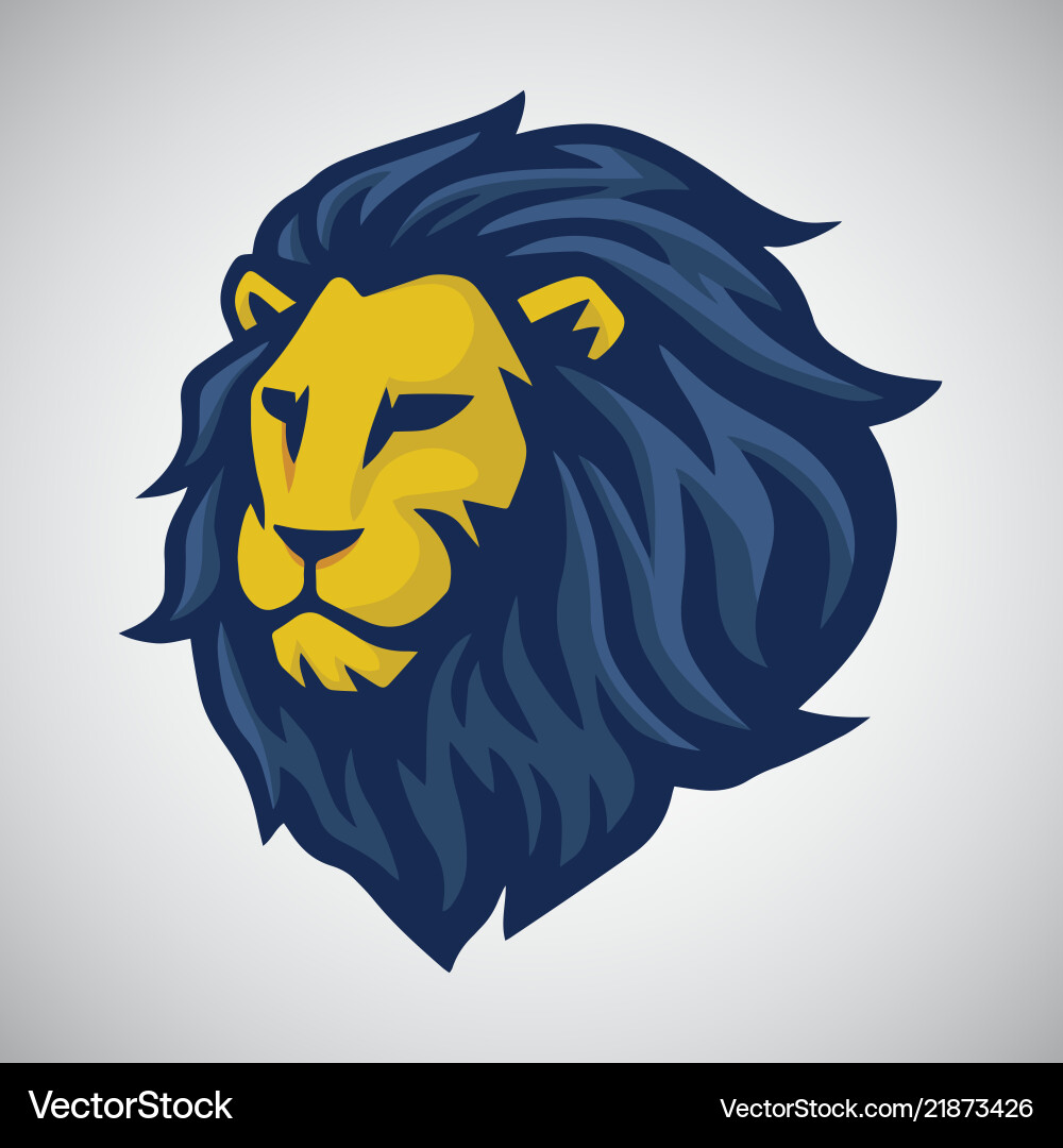 Lion Mascot Logo - Bold & Modern vector image