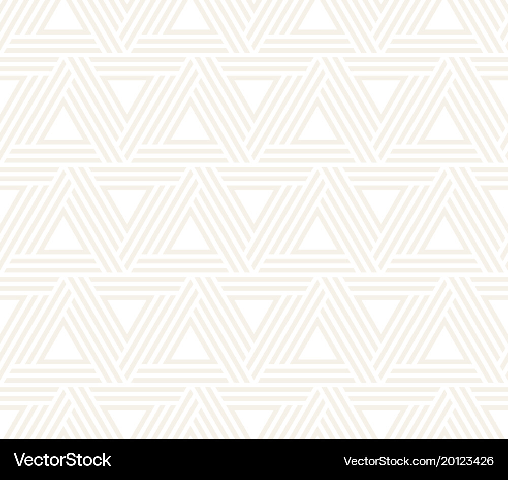 Subtle Geometric Triangle Pattern vector image