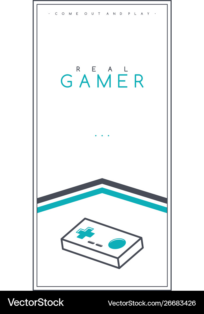 Video game joystick console store template Vector Image