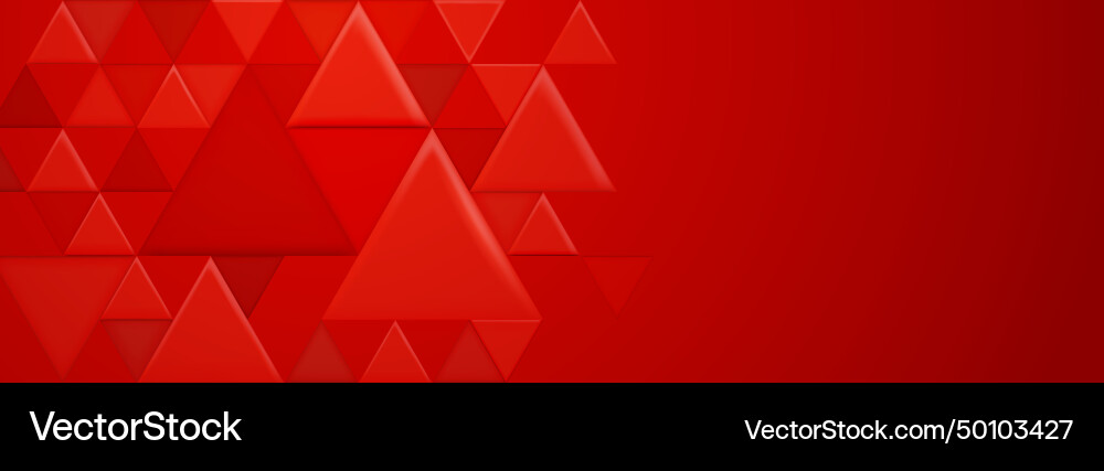 Abstract background with triangular shapes vector image