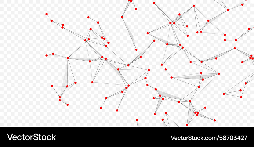Abstract tech network connection dots digital Abstract tech network connection dots digital Vector Image