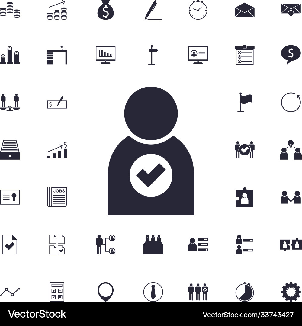 Add user icon vector image