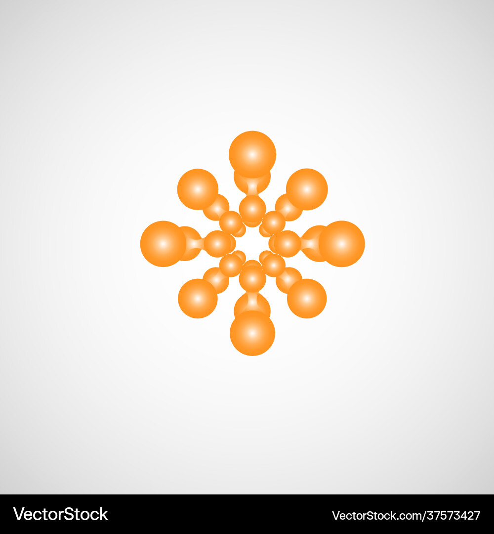 Circle abstract connect pattern design art Circle abstract connect pattern design art vector image