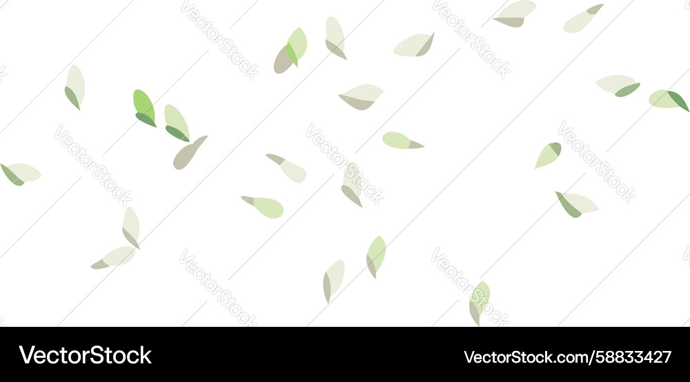 Dynamic Leaf Scatter - Spring Vector Image