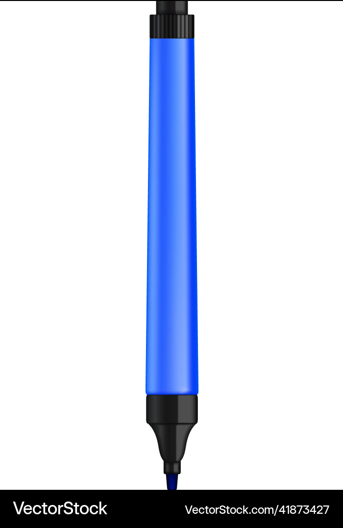 Mark pen stationäre Zusammensetzung Mark pen stationäre Zusammensetzung vektorbild
