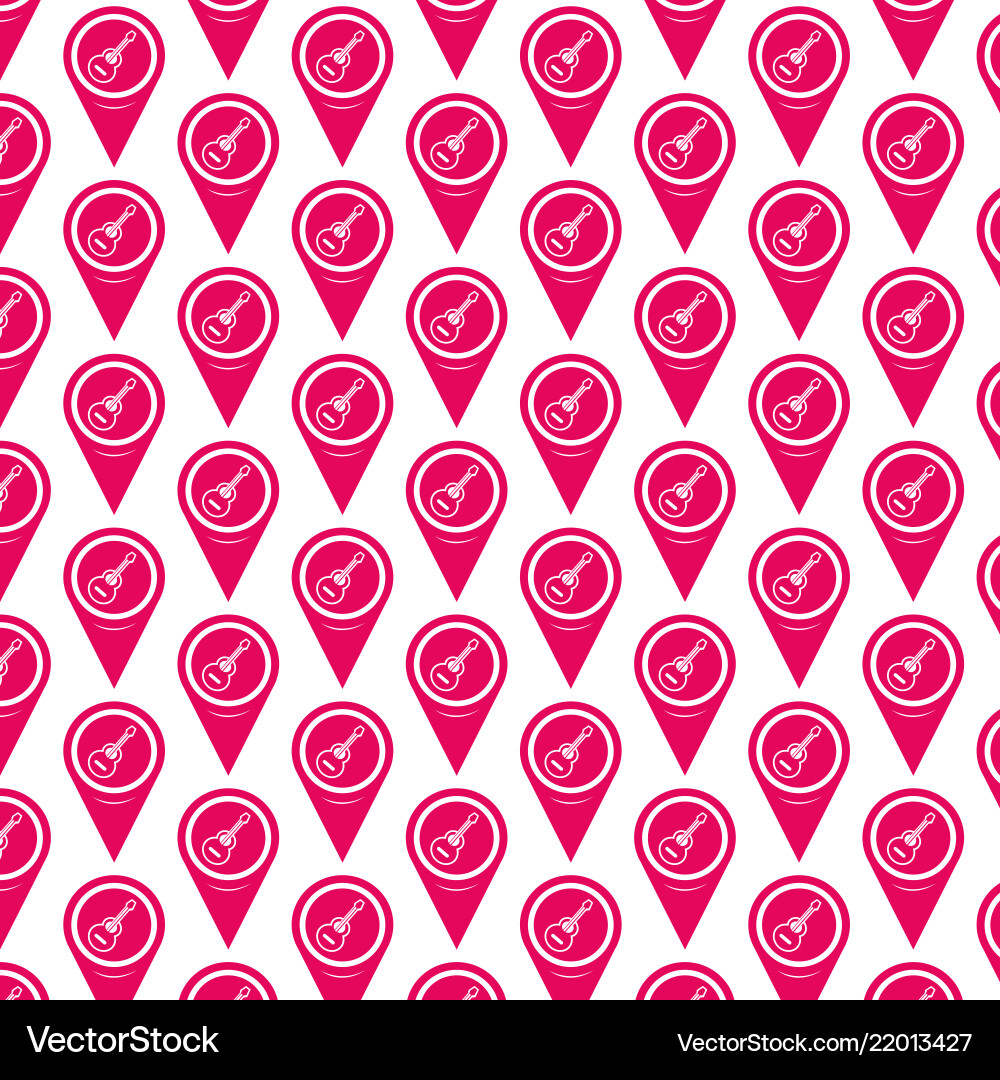 Pattern background map pointer icon Vector Image