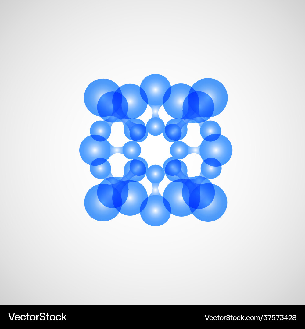 Circle abstract connect pattern design art Circle abstract connect pattern design art vector image