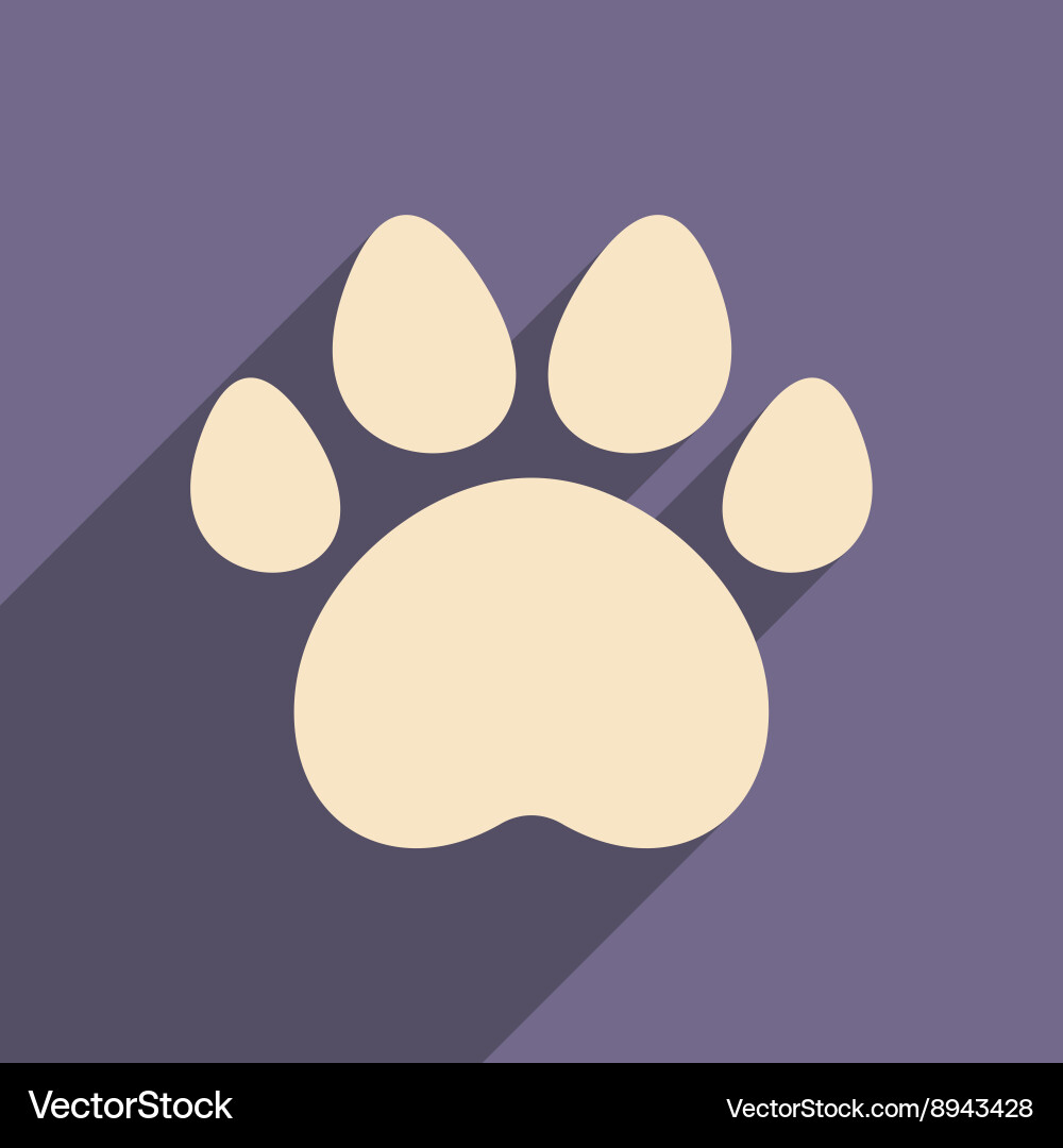 Flat with shadow icon and mobile application Vector Image