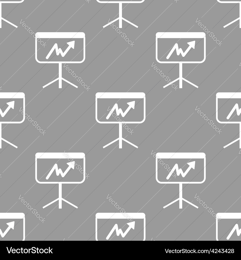 New chart seamless pattern vector image