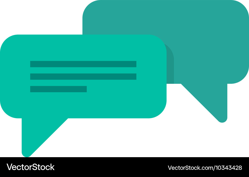 Typing message vector image