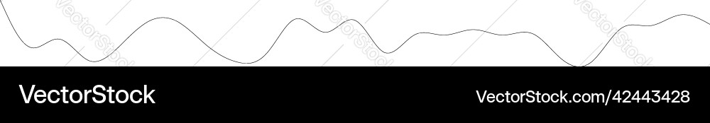 Wavy zig-zag lines stripes element Wavy zig-zag lines stripes element Vector Image