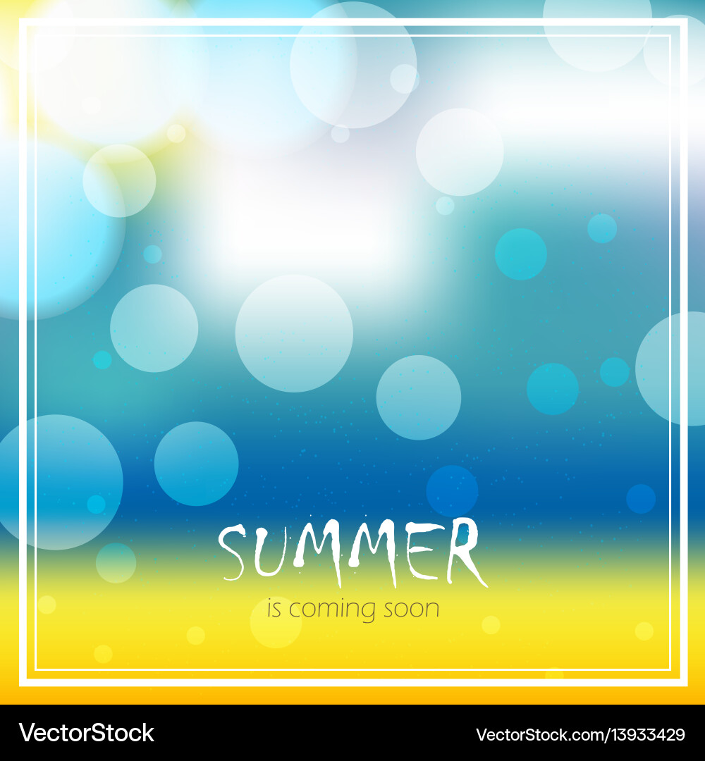 Blur background with text Blur background with text vector image