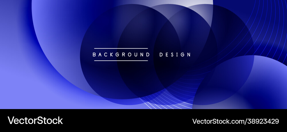 Gradient circles with shadows techno Gradient circles with shadows techno vector image