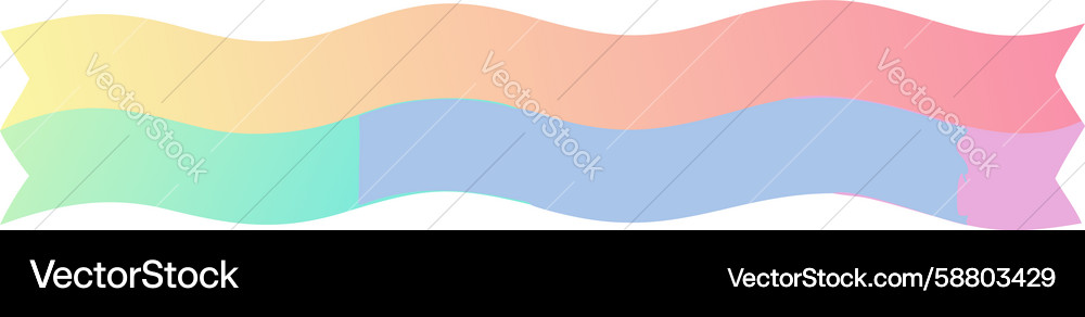 Muted gradient wavy line pattern design Vector Image