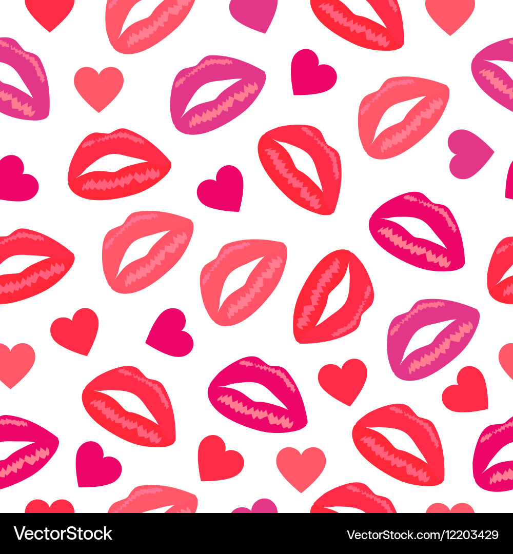 Primitive seamless retro pattern with different vector image
