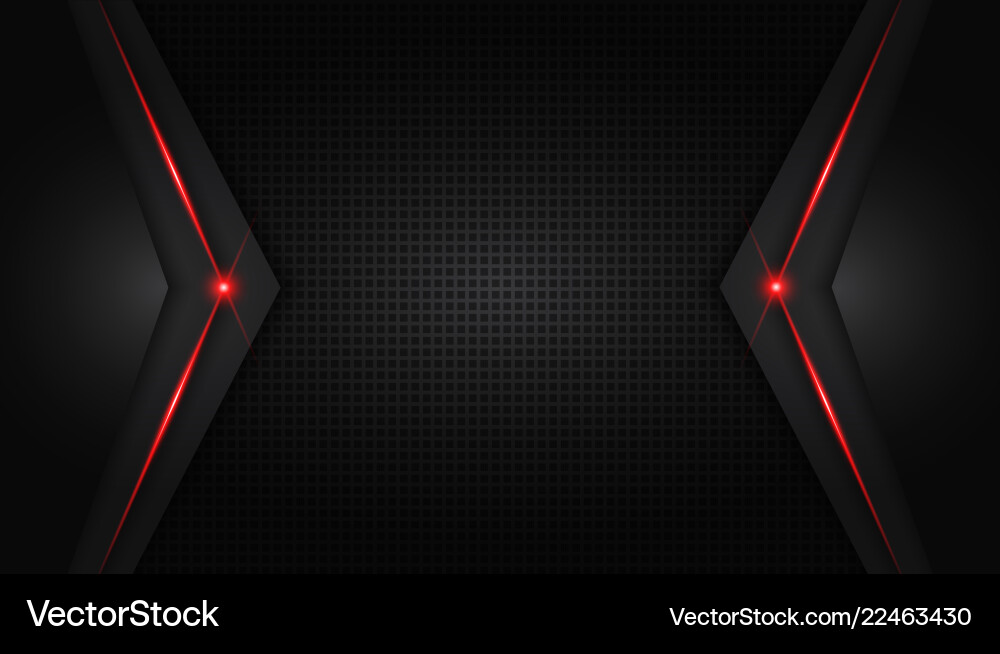 Abstract metallic red shiny color black frame Abstract metallic red shiny color black frame vector image
