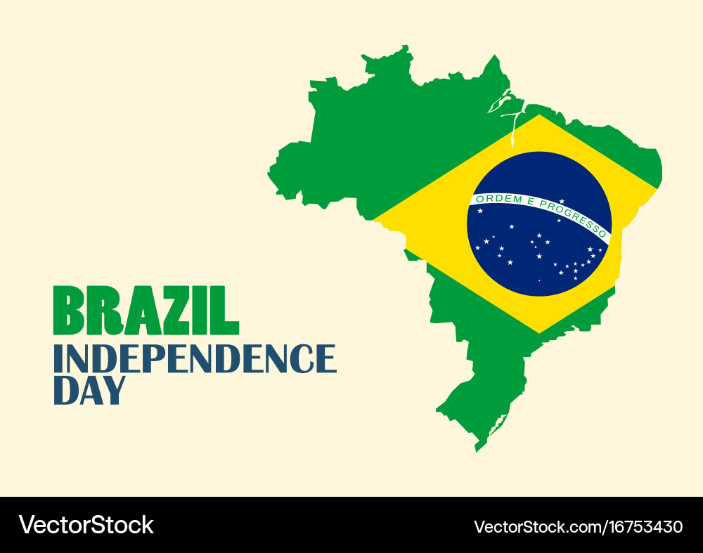 Brazil Independence Day vector image