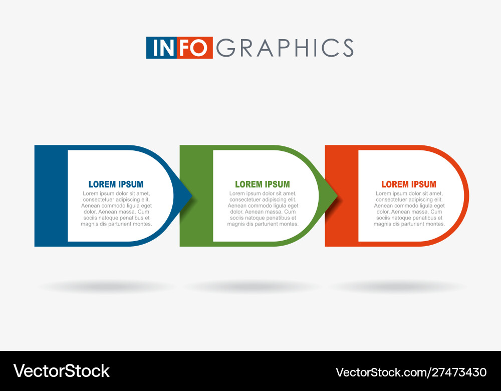 Modern Infographic Template - Data Visualization vector image