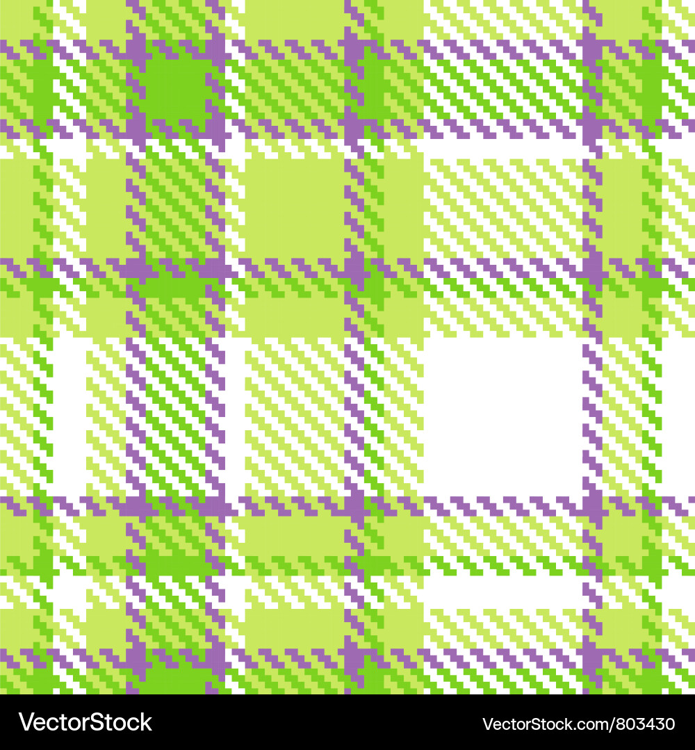 Seamless checkered color pattern vector image
