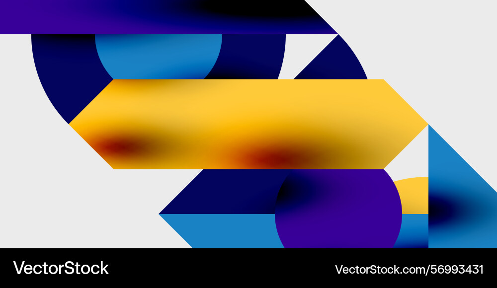Abstract geometric shapes overlap creating Abstract geometric shapes overlap creating vector image