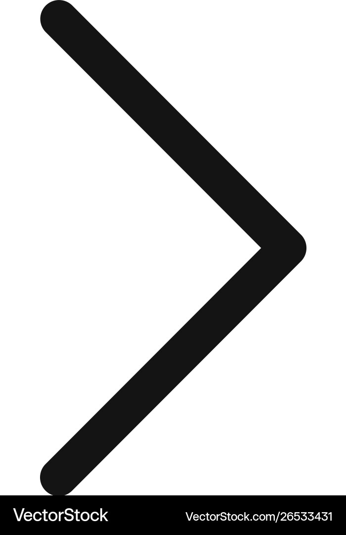 Arrow icon in modern style for web site Arrow icon in modern style for web site Vector Image