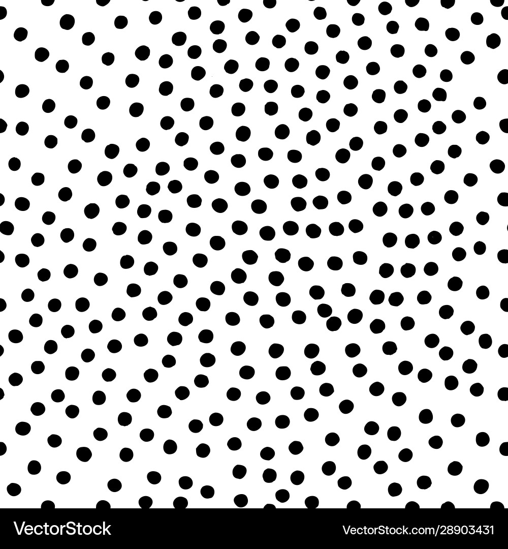 Circles & Dots Seamless Pattern vector image
