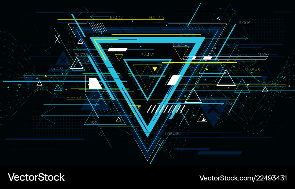 Futuristic Tech Abstract Background vector image