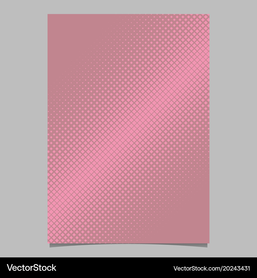 Halftone diagonal square background pattern vector image