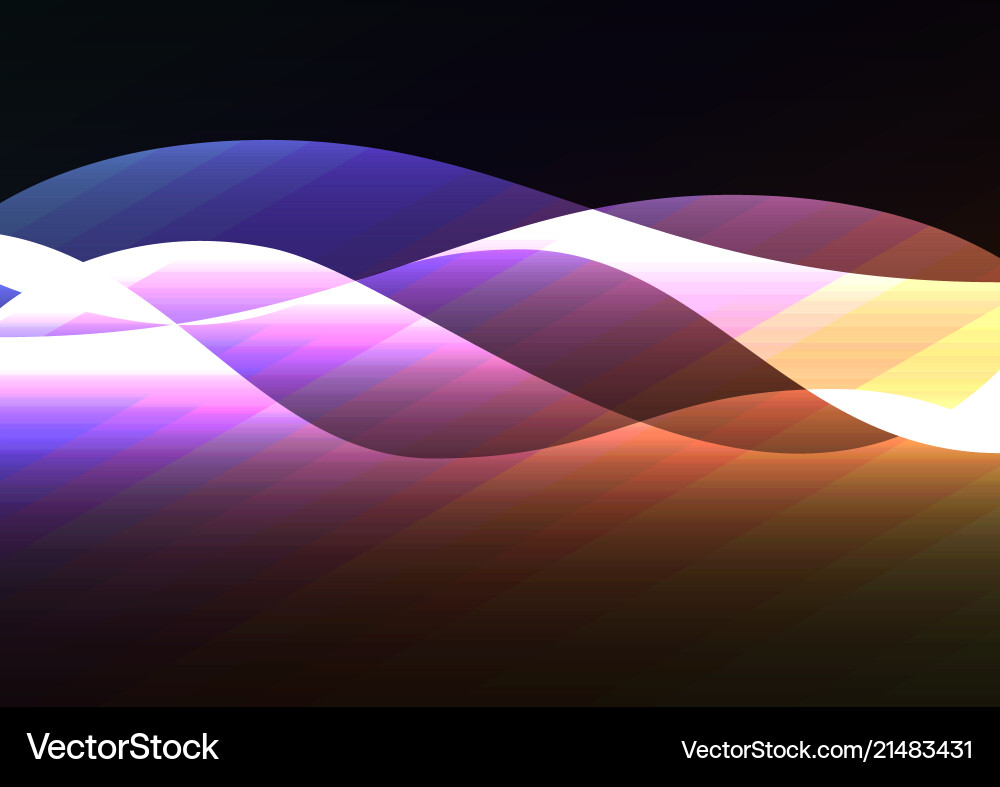 Transparent Layer Curve Background vector image