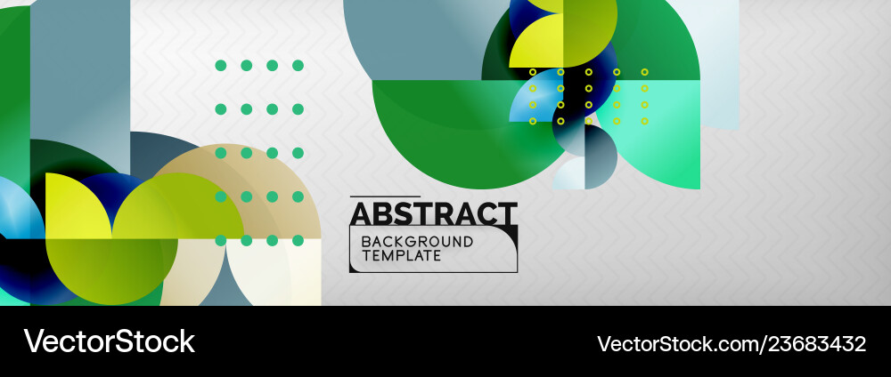 Abstract background geometric circle composition Abstract background geometric circle composition vector image