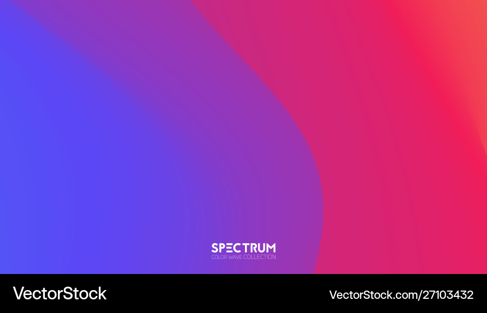 Fluid color blend spectrum background Fluid color blend spectrum background vector image