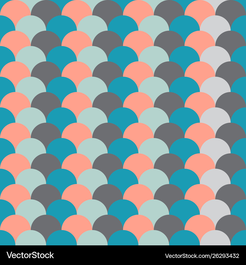 Pastel Shell Pattern Vector Image