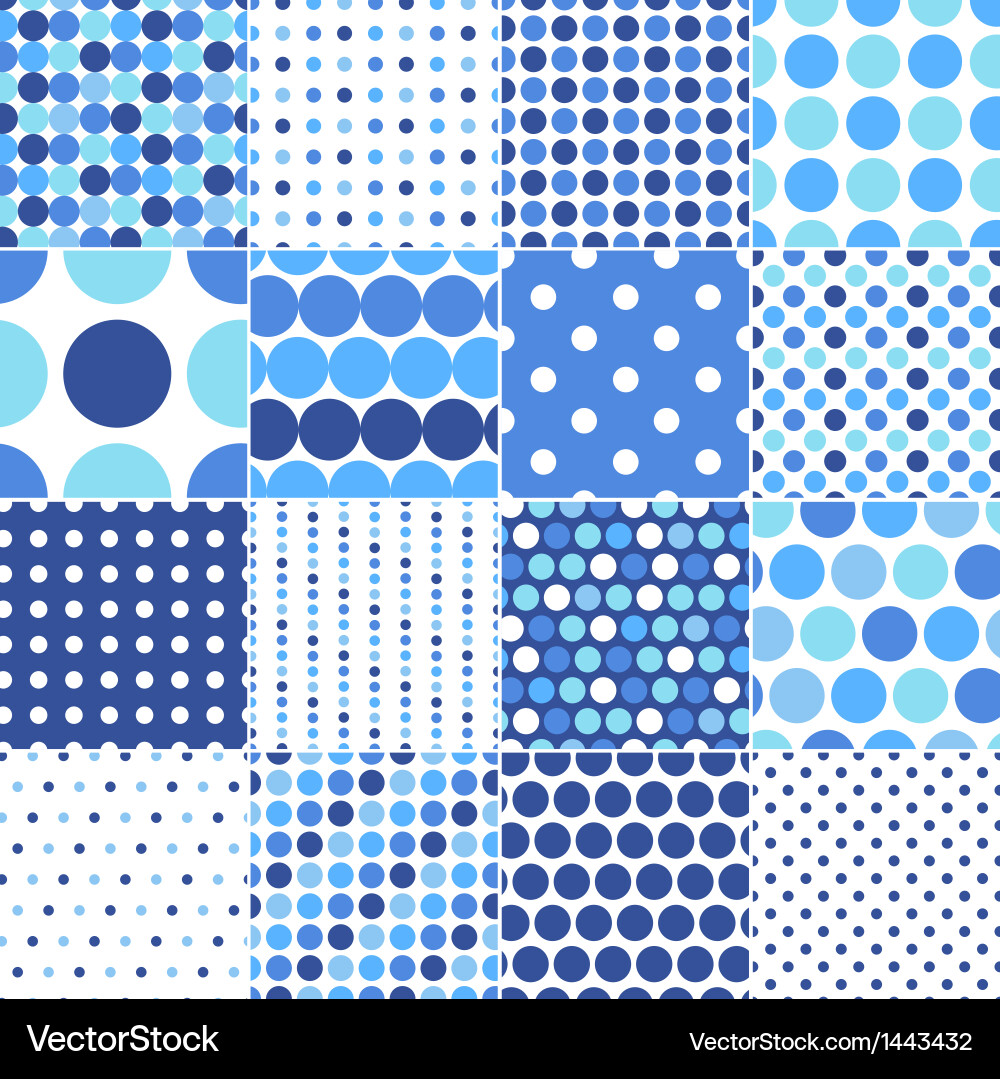 Blue and White Polka Dot Vector Images (over 4,800)