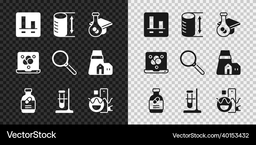 Set graph chart infographic height geometrical Set graph chart infographic height geometrical vector image