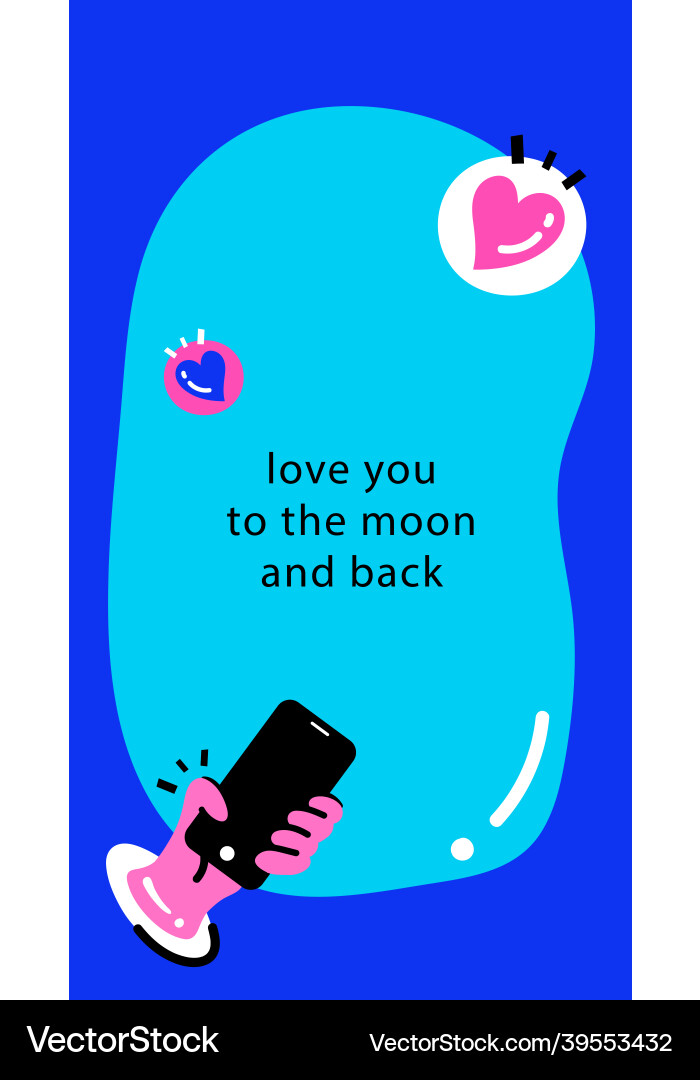 Social media quote template in colorful style Social media quote template in colorful style vector image