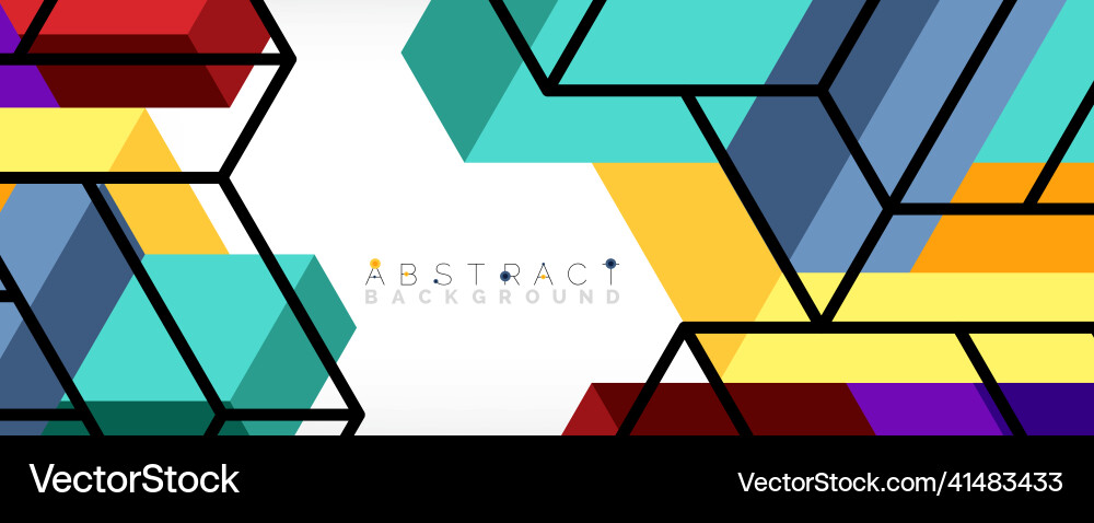 Abstract background 3d cubes cubic elements Abstract background 3d cubes cubic elements vector image