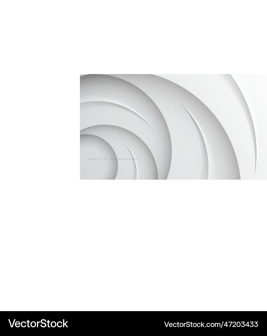 Abstract white and gray background with circular Abstract white and gray background with circular vector image