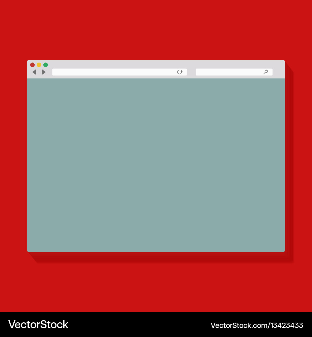 Browser window Royalty Free Vector Image - VectorStock