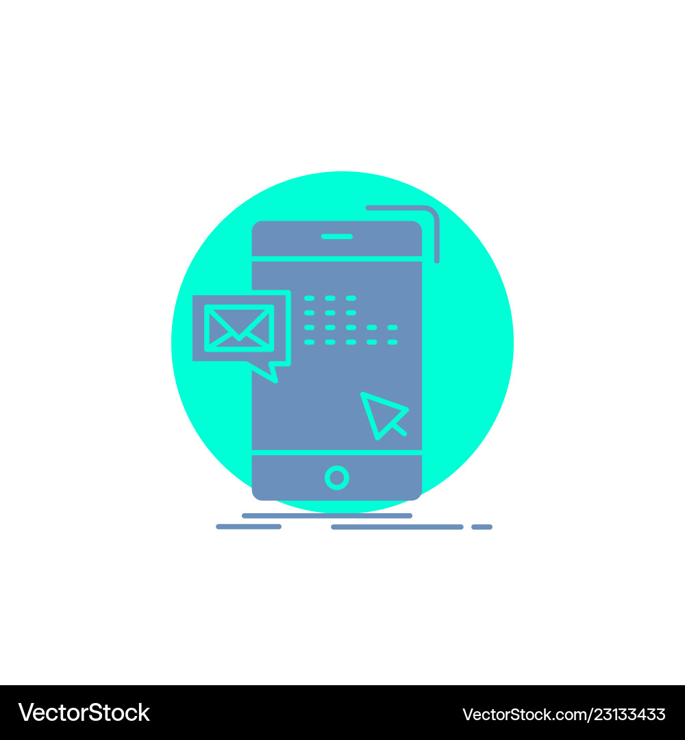 Bulk dialog instant mail message glyph icon Bulk dialog instant mail message glyph icon vector image