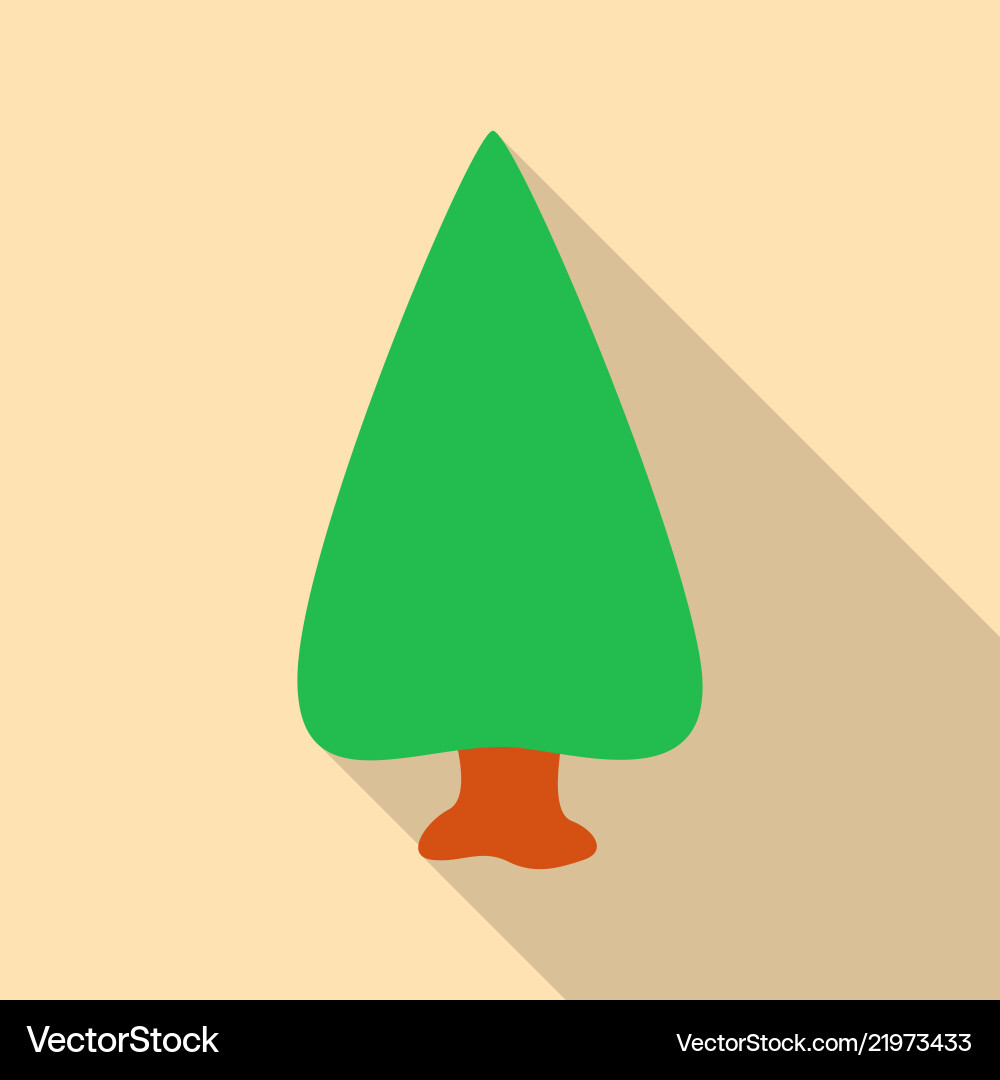 Isolated object of tree and nature sign vector image