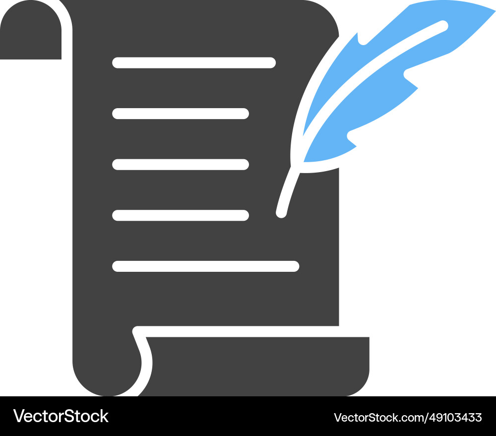Scroll icon image Vector Image