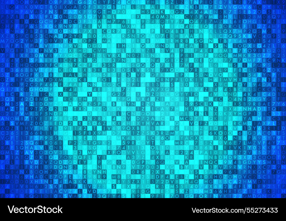 Stream of encoded data abstract digital code Stream of encoded data abstract digital code vector image