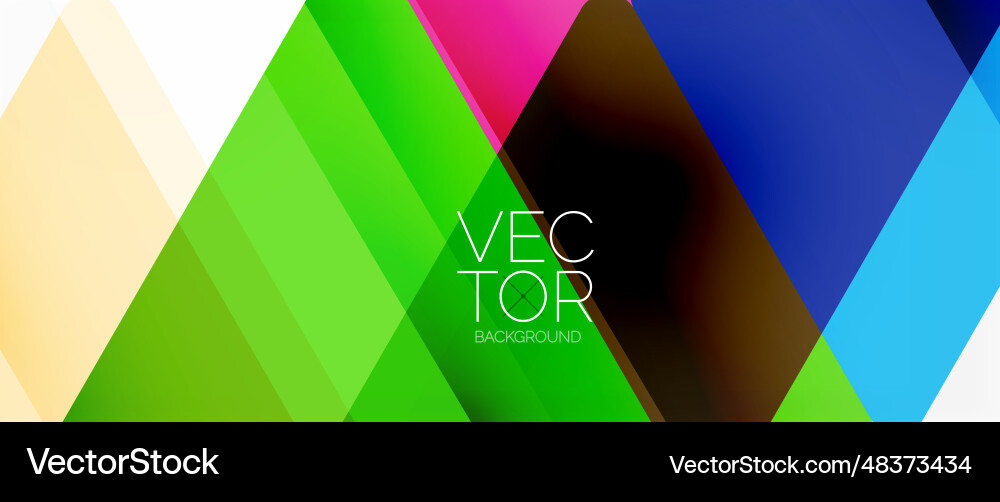 Abstract background color transparent triangles Abstract background color transparent triangles vector image