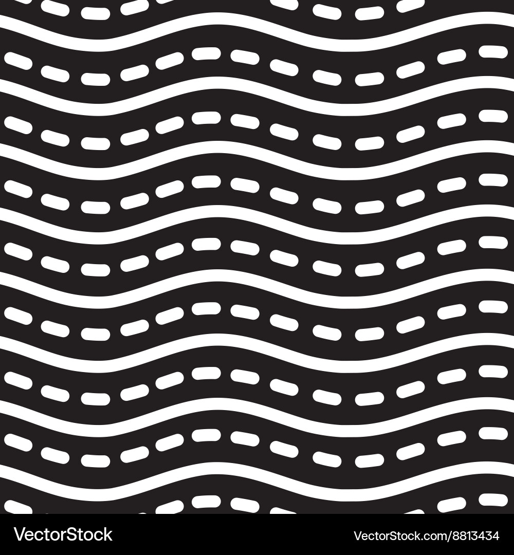 Abstract Linear Wave Pattern vector image