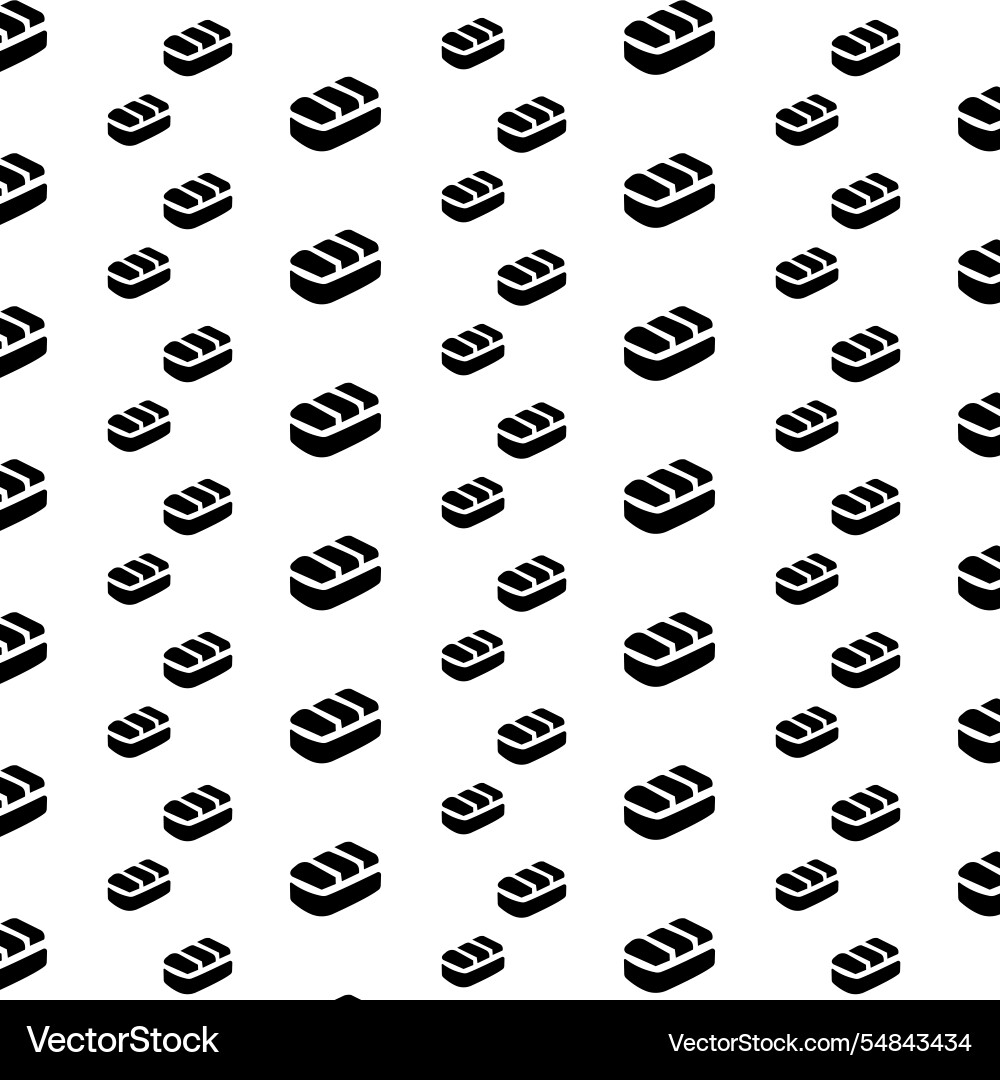 Sushi icons seamless pattern background Vector Image